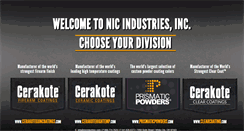 Desktop Screenshot of nicindustries.com